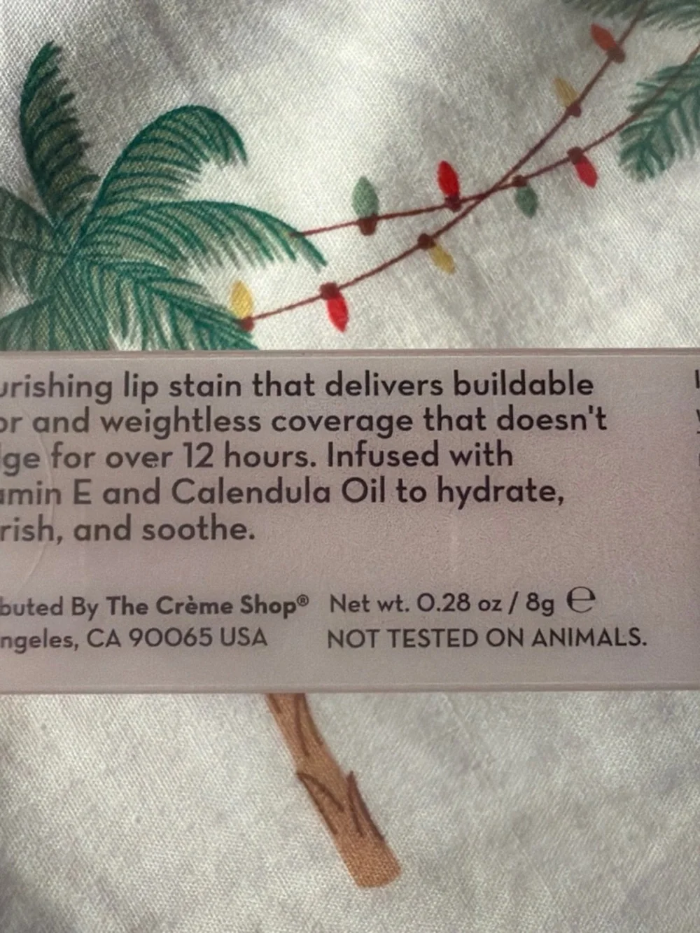 The Creme Shop hydrating red